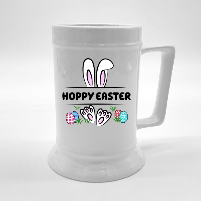 Hoppy Easter Bunny Holiday Cute Front & Back Beer Stein