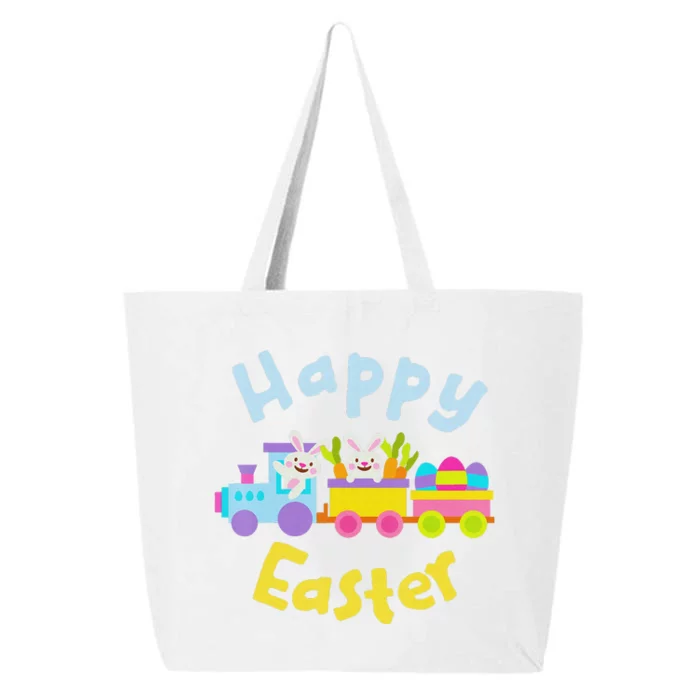 Happy Easter Bunny Train 25L Jumbo Tote