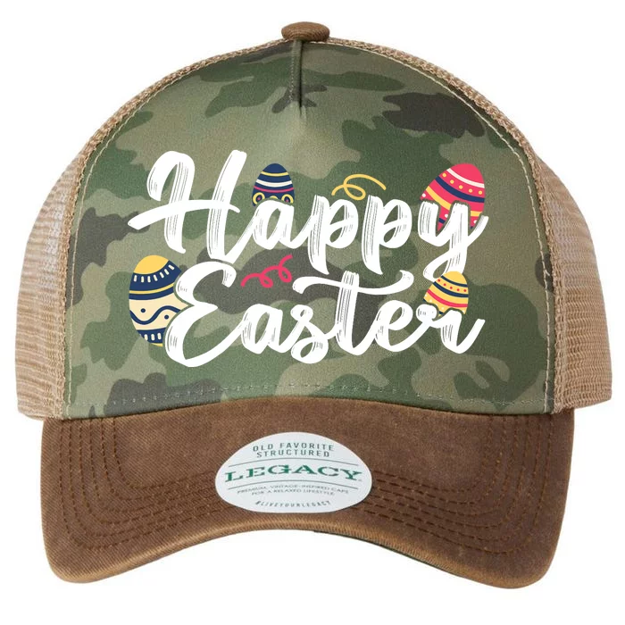 Happy Easter Bunny Egg Sayings Legacy Tie Dye Trucker Hat