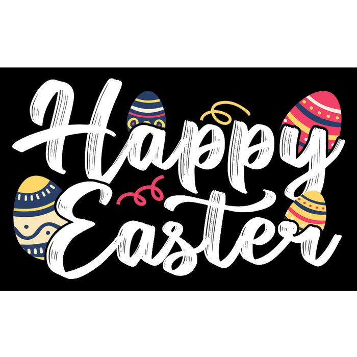 Happy Easter Bunny Egg Sayings Bumper Sticker