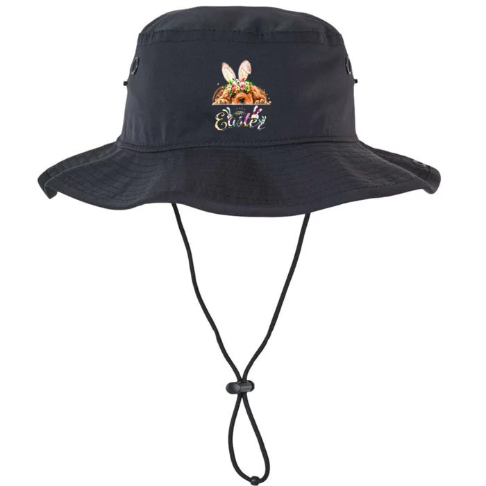 Happy Easter Bunny Cocker Spaniel Lovers Legacy Cool Fit Booney Bucket Hat