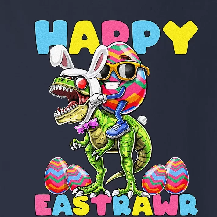 Happy Easter Bunny Dinosaur Egg Rabbit Ears Costume Gift Toddler Long Sleeve Shirt