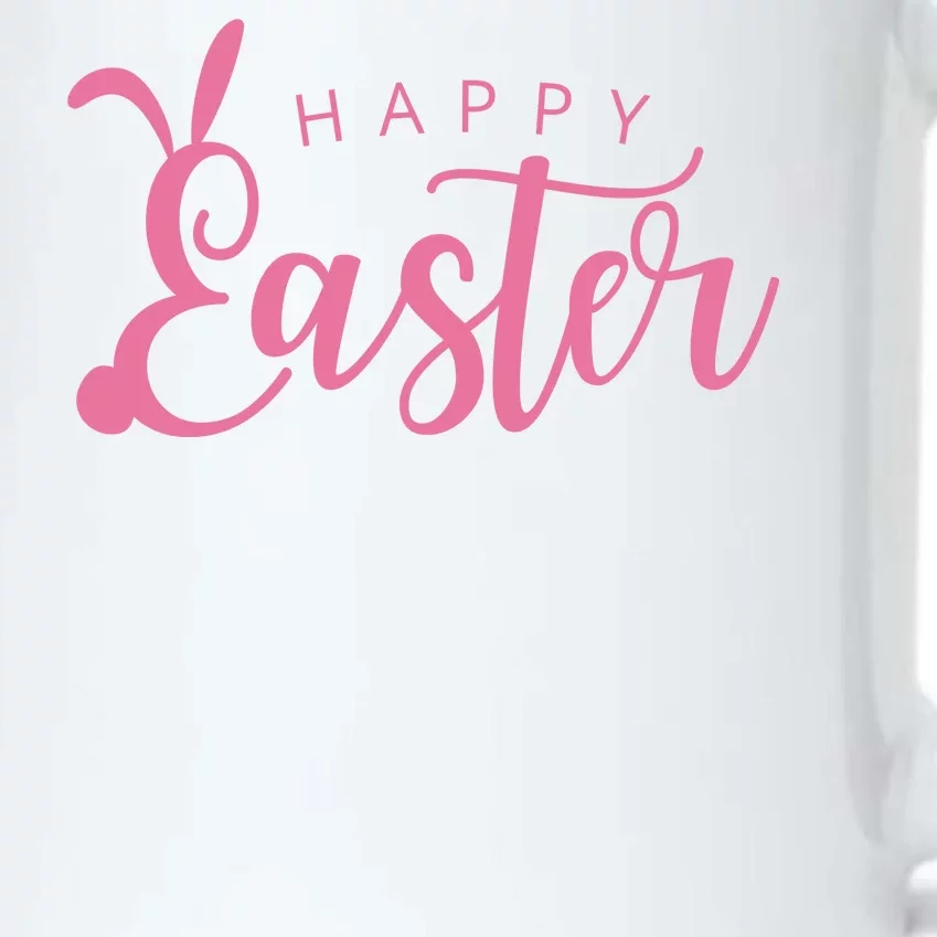 Happy Easter Cute Festive Black Color Changing Mug