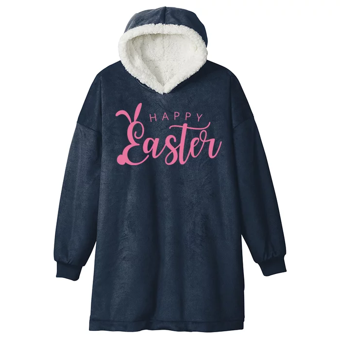 Happy Easter Cute Festive Hooded Wearable Blanket