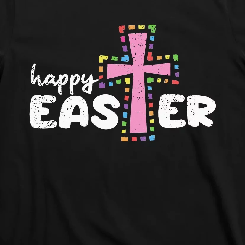 Happy Easter Christian Egg Hunting Spring Cross T-Shirt