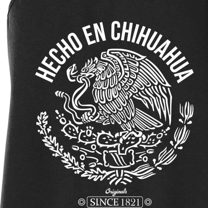 Hecho En Chihuahua Meaningful Gift Cinco De Mayo Mexico Mexican Day Cool Gift Women's Racerback Tank