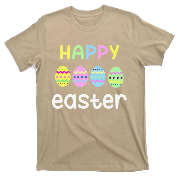 Happy Easter Cute Eggs Funny Christmas T-Shirt