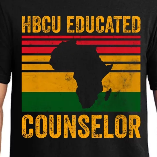 Hbcu Educated Counselor Gift Historical Black College Gift Pajama Set