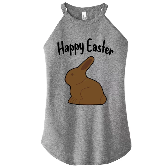 Happy Easter Chocolate Rabbits Bunnies Funny Gift Women’s Perfect Tri Rocker Tank