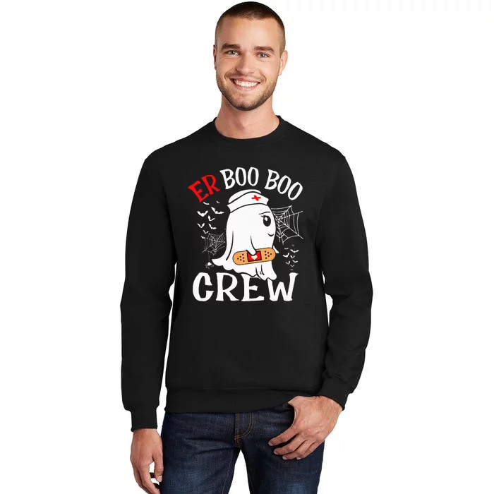 Halloween ER Costume ER Boo Boo Crew Nurse Ghost Nursing Sweatshirt