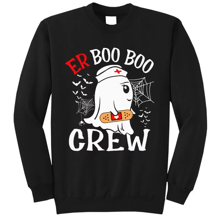 Halloween ER Costume ER Boo Boo Crew Nurse Ghost Nursing Sweatshirt