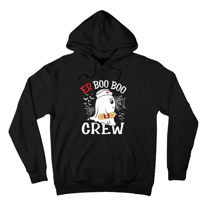 Halloween Er Costume Er Boo Boo Crew Nurse Ghost Nursing Hoodie