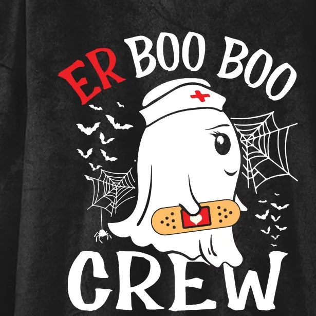 Halloween ER Costume ER Boo Boo Crew Nurse Ghost Nursing Hooded Wearable Blanket