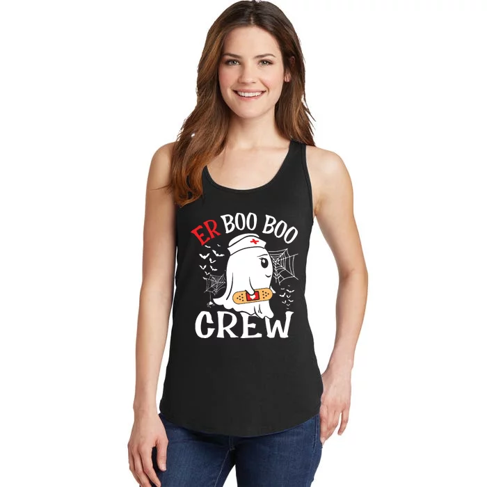 Halloween ER Costume ER Boo Boo Crew Nurse Ghost Nursing Ladies Essential Tank