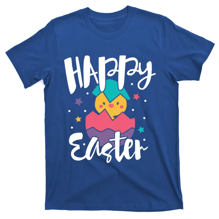 Happy Easter Chick Cute Yellow Chick Easter Holy Week Great Gift T-Shirt