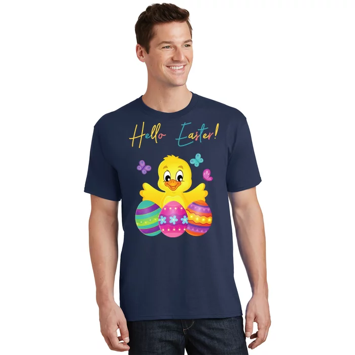 Hello Easter Cute Chick Holiday T-Shirt