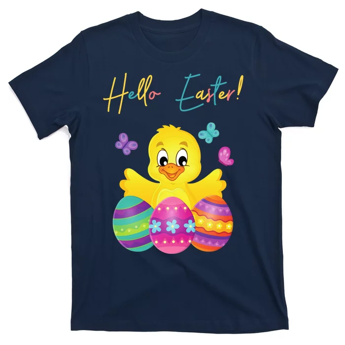 Hello Easter Cute Chick Holiday T-Shirt