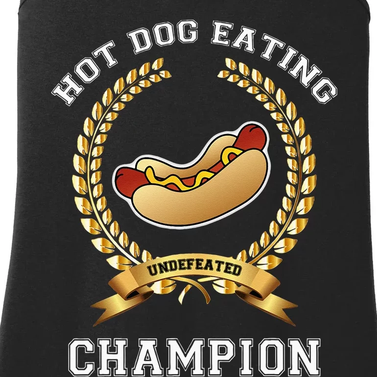 Hotdog Eating Contest Hot Dog Lover Gift Ladies Essential Tank