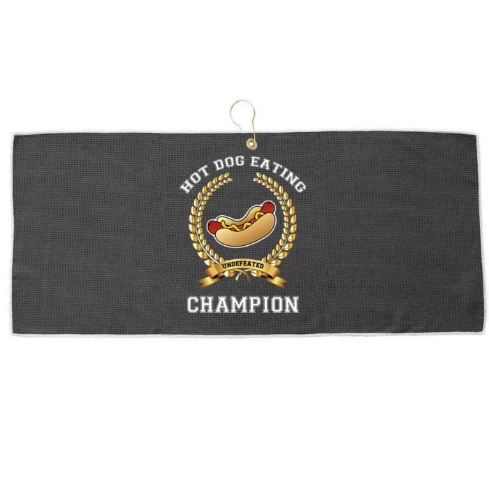 Hotdog Eating Contest Hot Dog Lover Gift Large Microfiber Waffle Golf Towel