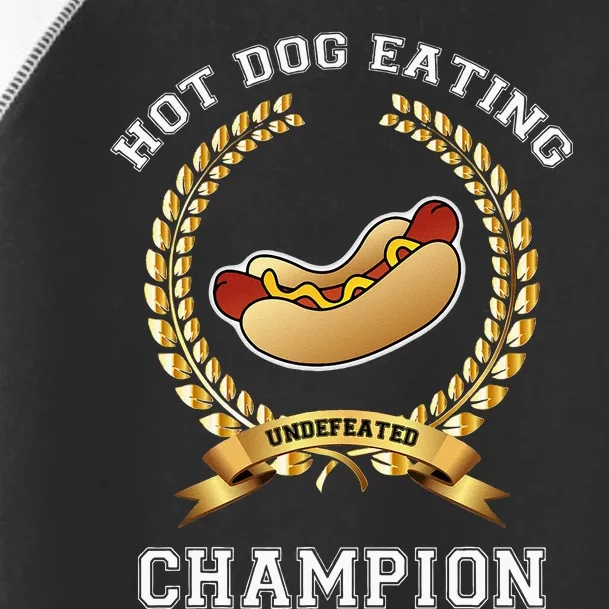 Hotdog Eating Contest Hot Dog Lover Gift Toddler Fine Jersey T-Shirt