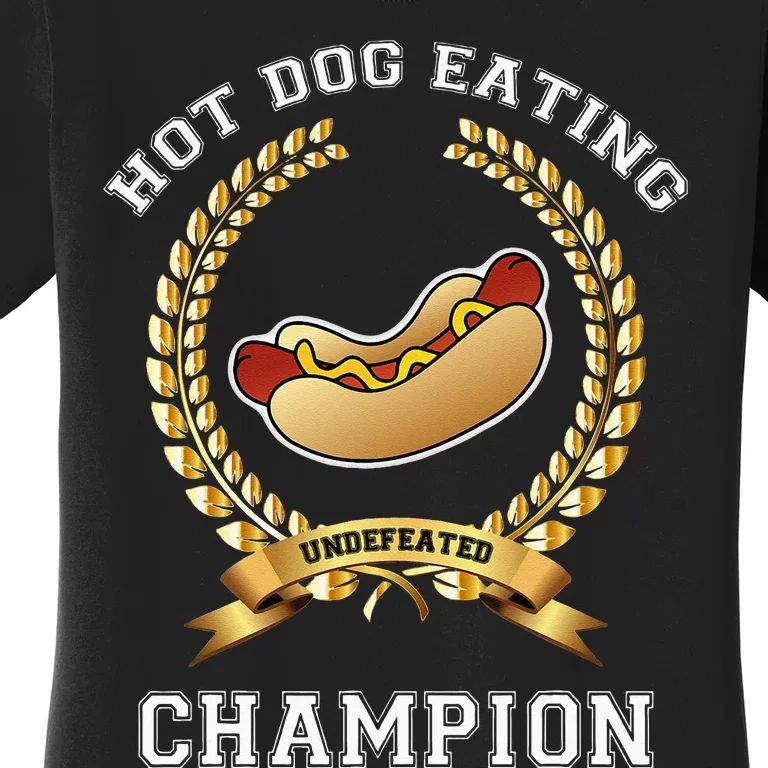 Hotdog Eating Contest Hot Dog Lover Gift Women's T-Shirt