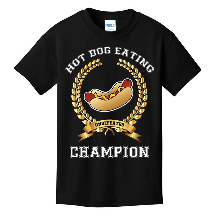 Hotdog Eating Contest Hot Dog Lover Gift Kids T-Shirt