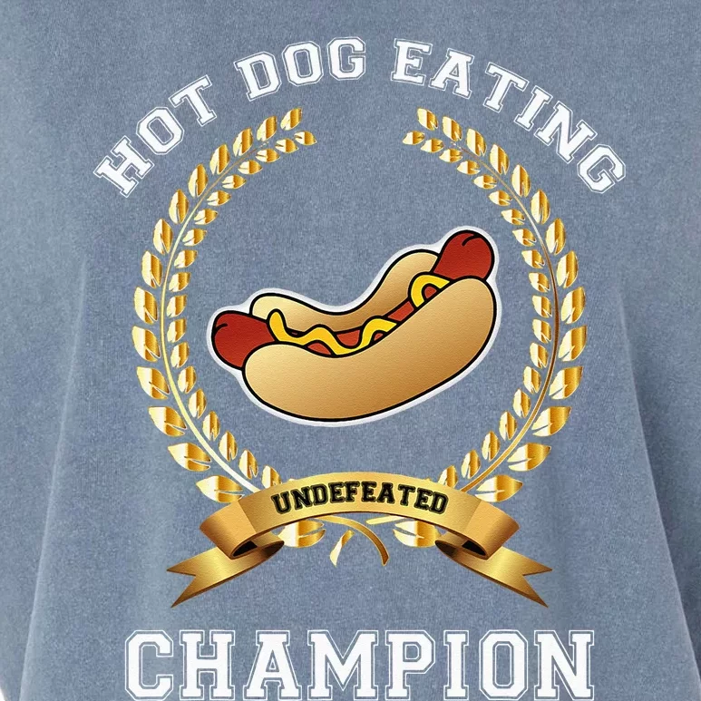 Hotdog Eating Contest Hot Dog Lover Gift Garment-Dyed Women's Muscle Tee