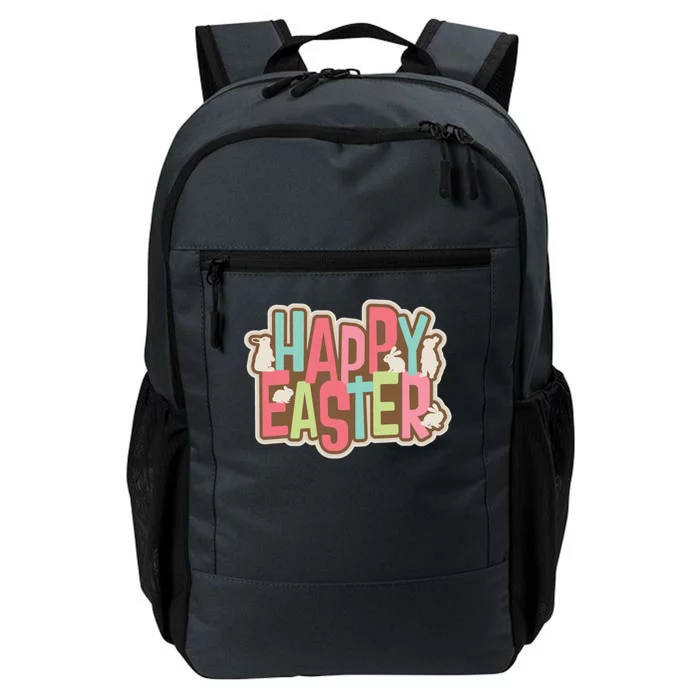 Happy Easter Colorful Bunny Daily Commute Backpack