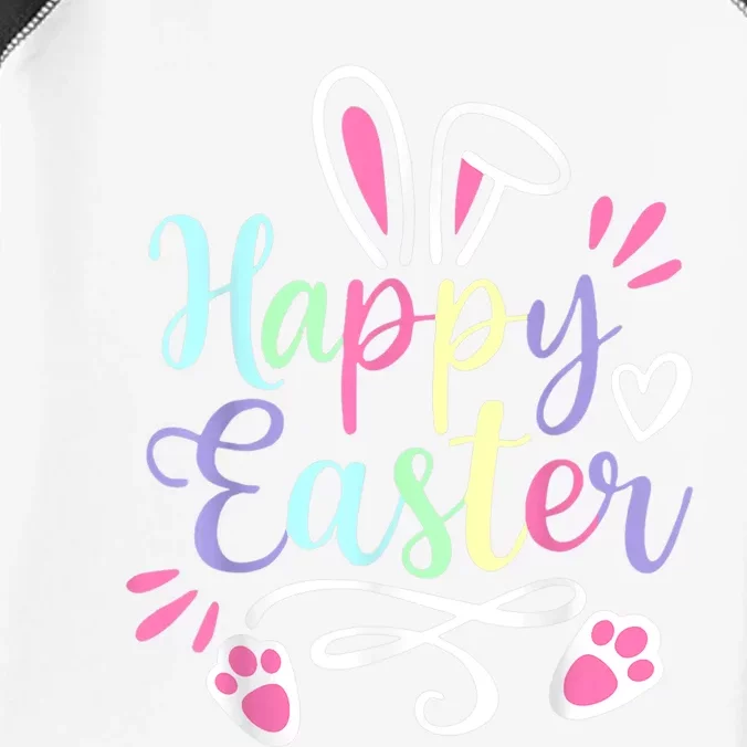 Happy Easter Cute Bunny Rabbit Face Funny Easter Wo Girl Infant Baby Jersey Bodysuit