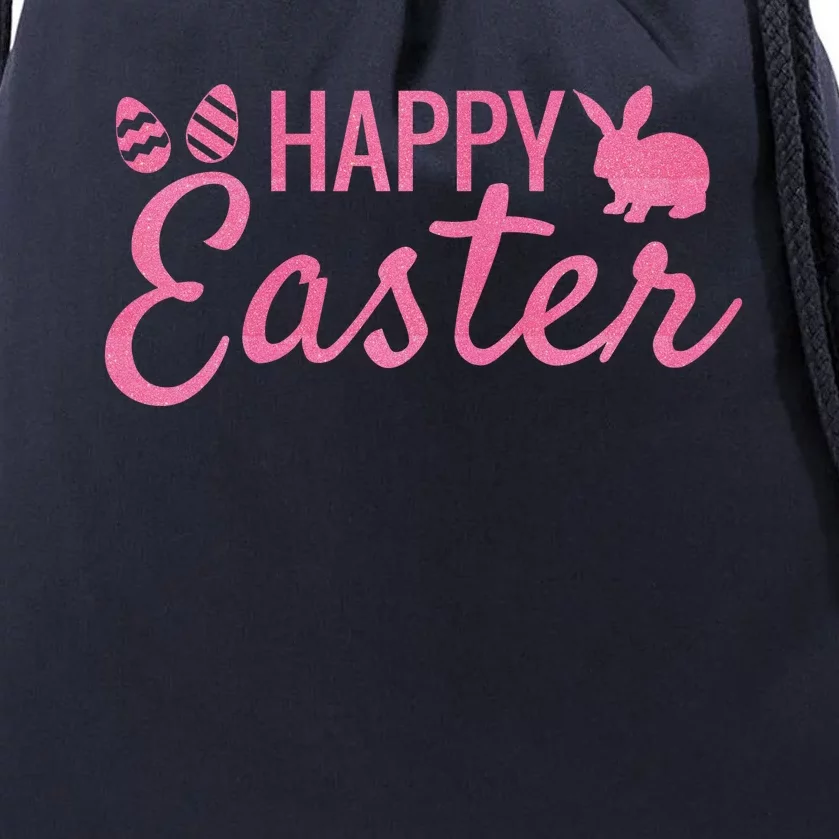 Happy Easter Cute Festive Holiday Drawstring Bag