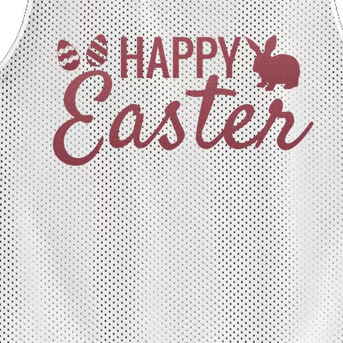 Happy Easter Cute Festive Holiday Mesh Reversible Basketball Jersey Tank