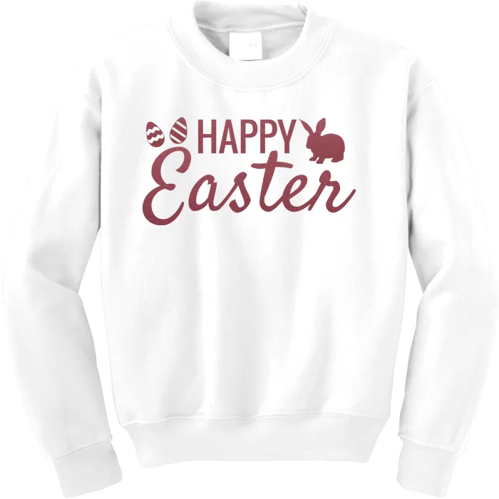 Happy Easter Cute Festive Holiday Kids Sweatshirt