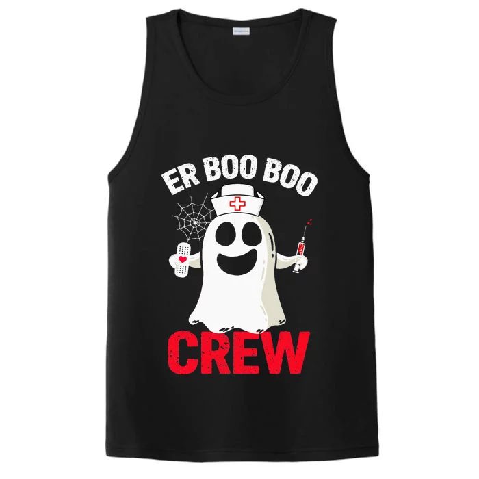 Halloween ER Costume  ER Boo Boo Crew Nurse Ghost Performance Tank