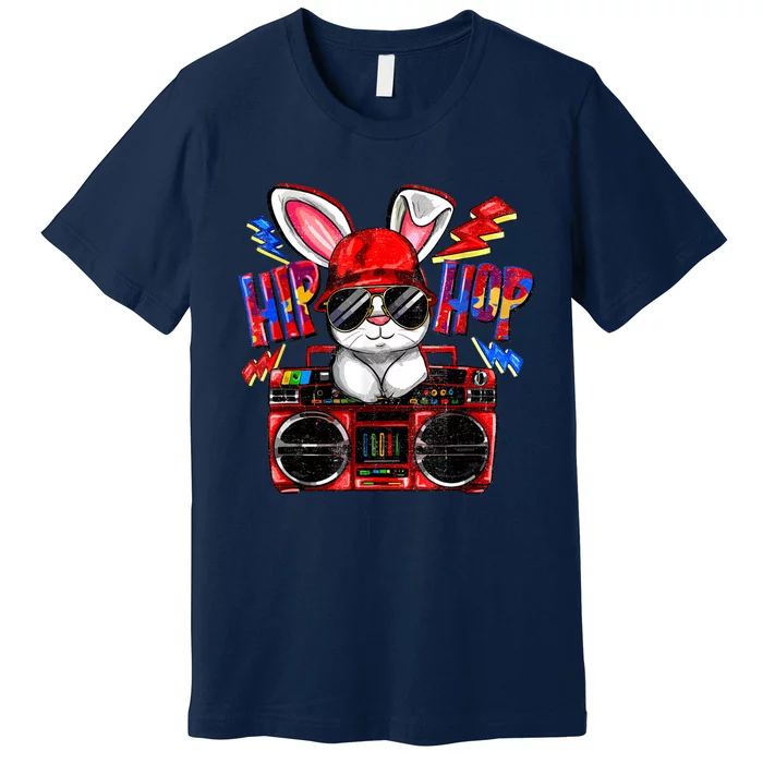 Happy Easter Cool Bunny Hip Hop Gift Baby Premium T-Shirt