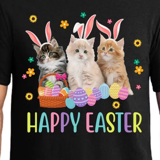 Happy Easter Cute Cat Lover Holiday Pajama Set