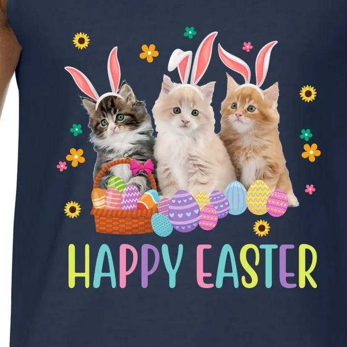 Happy Easter Cute Cat Lover Holiday Comfort Colors® Tank Top