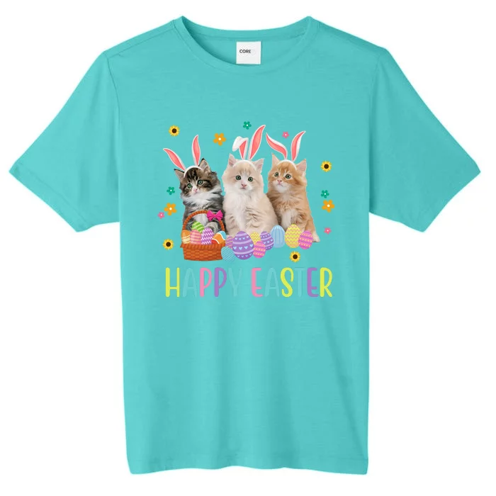 Happy Easter Cute Cat Lover Holiday ChromaSoft Performance T-Shirt