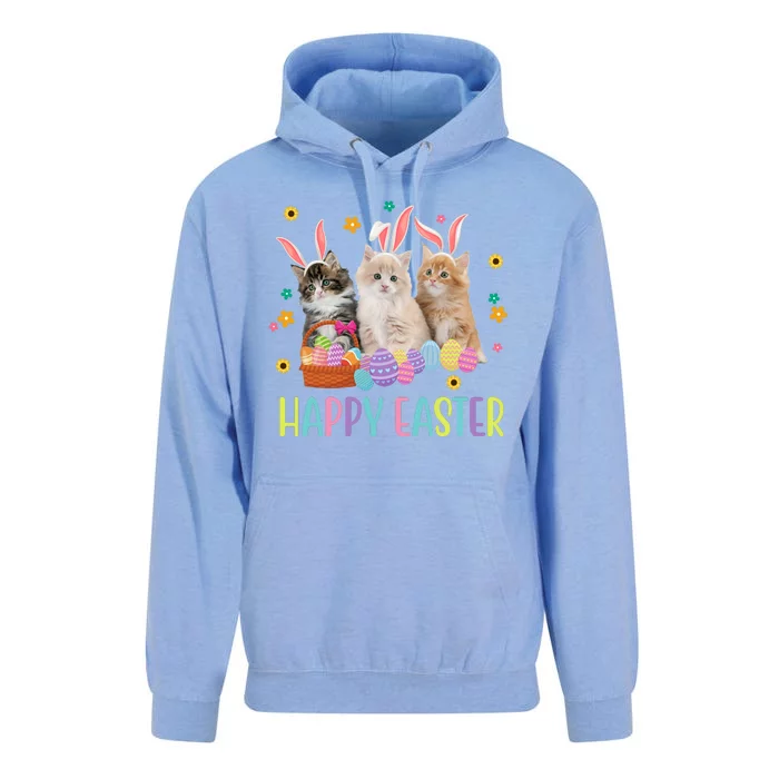 Happy Easter Cute Cat Lover Holiday Unisex Surf Hoodie