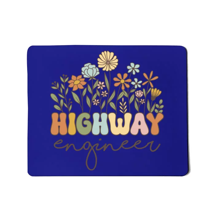 Highway Engineer Civil Engineering Transportation Cool Gift Mousepad