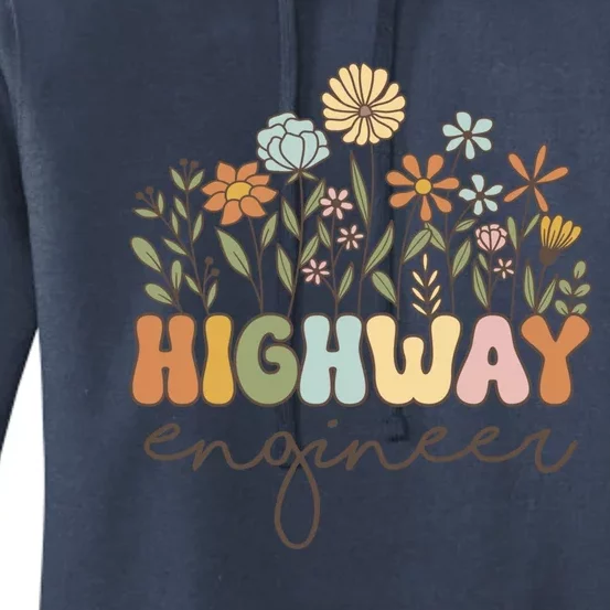 Highway Engineer Civil Engineering Transportation Cool Gift Women's Pullover Hoodie