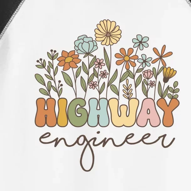 Highway Engineer Civil Engineering Transportation Cool Gift Toddler Fine Jersey T-Shirt