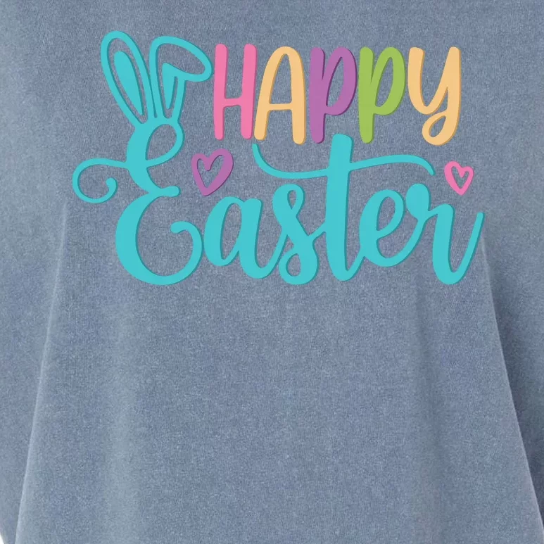 Happy Easter Cute Holiday Garment-Dyed Women's Muscle Tee