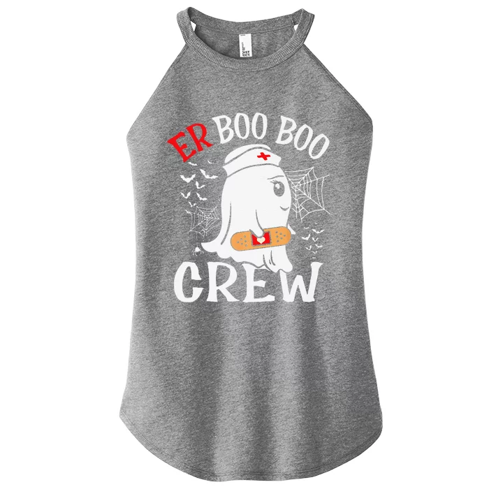 Halloween ER Costume ER Boo Boo Crew Nurse Ghost Nursing Women’s Perfect Tri Rocker Tank