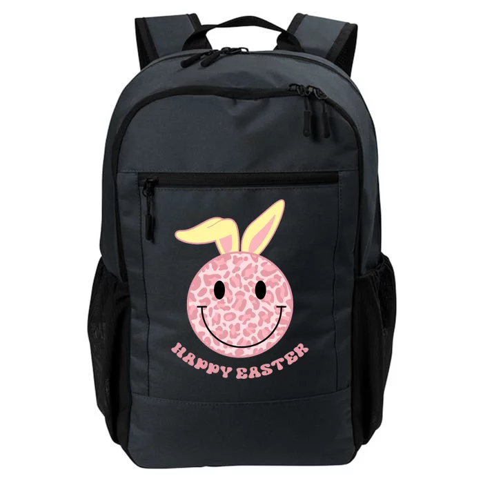 Happy Easter Cute Smile Face Pink Patterns Daily Commute Backpack