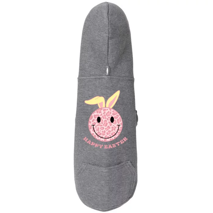 Happy Easter Cute Smile Face Pink Patterns Doggie 3-End Fleece Hoodie