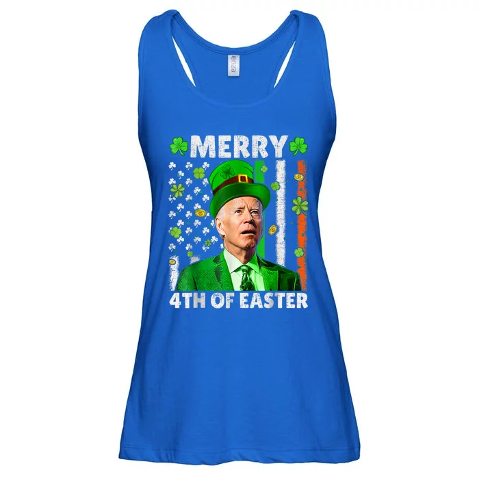 Happy Easter Confused Joe Biden St Patricks Day Meaningful Gift Ladies Essential Flowy Tank