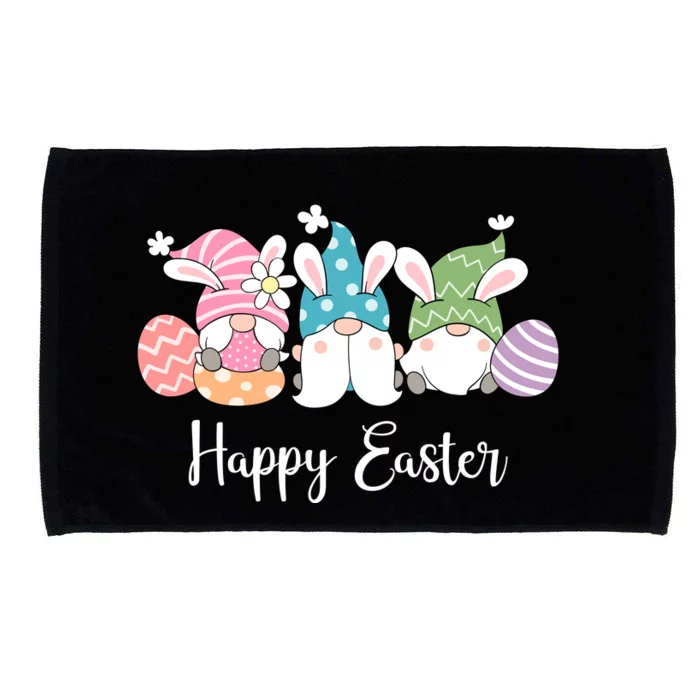 Happy Easter Cute Gnome Holiday Microfiber Hand Towel