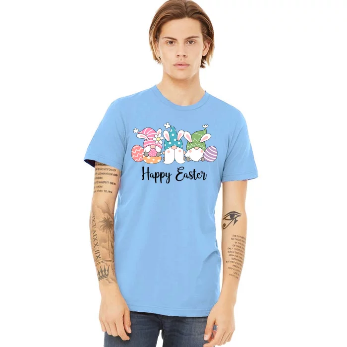 Happy Easter Cute Gnome Holiday Premium T-Shirt