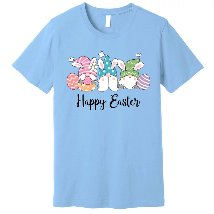 Happy Easter Cute Gnome Holiday Premium T-Shirt