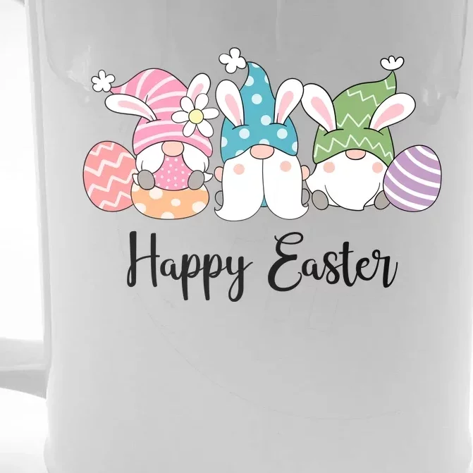 Happy Easter Cute Gnome Holiday Front & Back Beer Stein